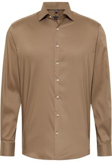 Рубашка мужская ETERNA 3377-27-X18K коричневая 40