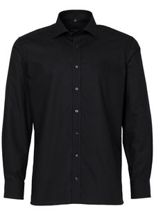 Рубашка мужская ETERNA 1100-39-X177 черная 38