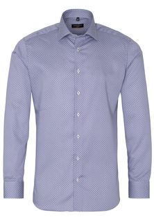 Рубашка мужская ETERNA 3391-57-F170 синяя 43