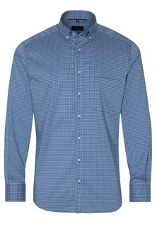 Рубашка мужская ETERNA 4051-15-X18U синяя 40