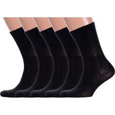 Комплект носков унисекс Hobby Line 5-нус80159 черных 36-40, 5 пар