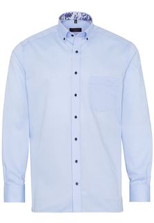 Рубашка мужская ETERNA 8102-10-X143 голубая 43