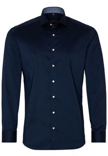 Рубашка мужская ETERNA 3377-19-F142 синяя 40