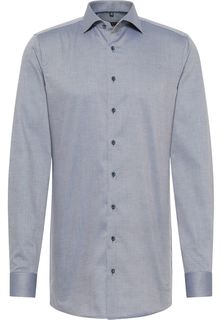 Рубашка мужская ETERNA 3324-18-F170 синяя 39