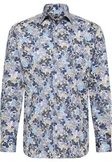 Рубашка мужская ETERNA 8148-46-X18P синяя 44