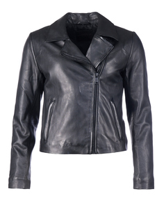 Кожаная куртка женская Mustang MU-W232-79-1000 черная XS