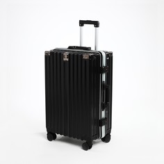 Чемодан унисекс NoBrand 9868220 черный, 60x38x24 см