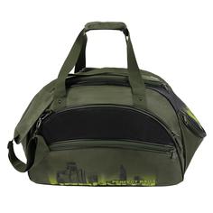 Дорожная сумка мужская Luris Некст, сорт 2 черная, хаки, 57x30x28 см
