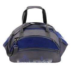 Дорожная сумка мужская Luris Некст, сорт 2 серая, синяя, 57x30x28 см