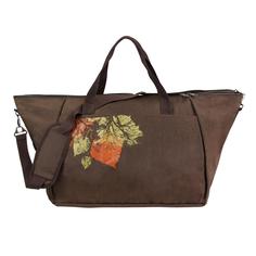 Дорожная сумка женская Luris Катрина, сорт 1 коричневая, 50x39x28 см