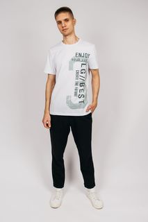 Футболка мужская Let’s Go 54245 белая 56 RU