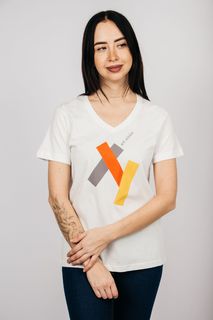 Футболка женская Let’s Go 53306 белая 50 RU