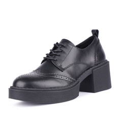 Полуботинки женские Zenden 163-41WK-011VT черные 37 RU