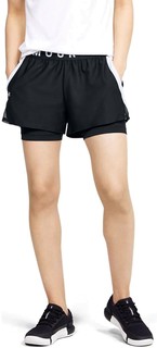 Шорты женские Under Armour Play Up 2-In-1 Shorts черные XXL