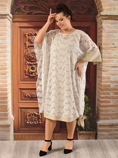 Платье женское DARKWIN 9715 белое 62-64 RU