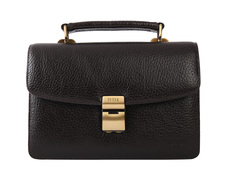 Сумка барсетка мужская PETEK 760, коричневый/зернистый/глянец