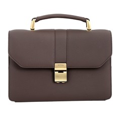 Сумка барсетка мужская PETEK 750, коричневый/матовый