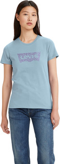 Футболка женская Levis Women The Perfect Tee голубая S Levis®