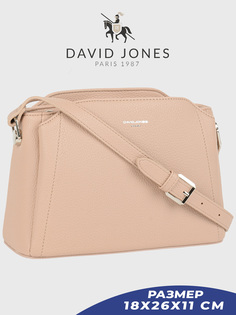 Сумка кросс-боди женская David Jones 6926-CM-DD, розовый