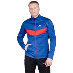 Олимпийка мужская NordSki Base Patriot NSM818797 синяя 3XL