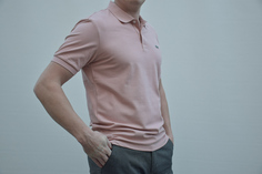 Футболка мужская Lacoste Regular Fit розовая M