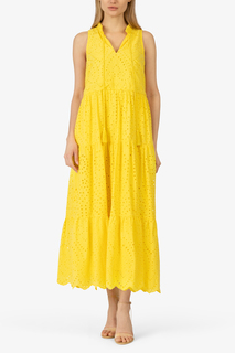 Платье женское Apart 30128 желтое 40 EU