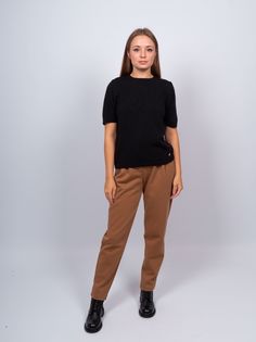 Брюки женские 365 clothes 44954.00 коричневые 50 RU