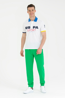 Спортивные брюки мужские U.S. POLO Assn. G081SZ0OP0RC-CAZEP зеленые S