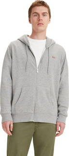 Толстовка мужская Levis Men Zip-Up Hoodie серая S Levis®