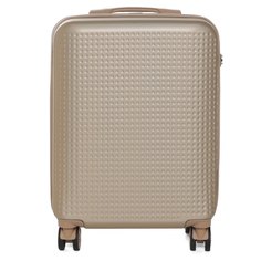 Чемодан женский Pierre Cardin TITANIC S золотисто-бежевый, 54x39x19 см