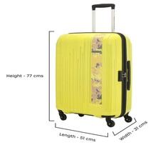 Чемодан унисекс American Tourister FO1 желтый, 77х51х30 см