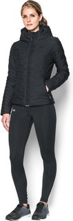 Куртка женская Under Armour Cg Reactor Packable Insulation Hooded Jacket черная SM