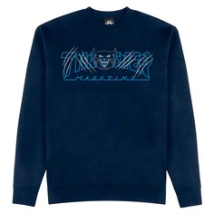 Свитшот мужской Thrasher Gato синий M
