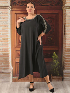 Платье женское DARKWIN 9611 черное 62-64 RU