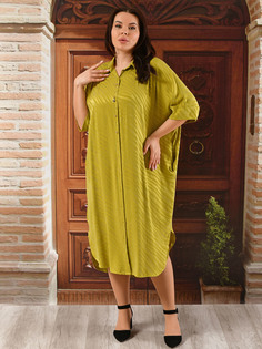 Платье женское DARKWIN 9712 зеленое 64-66 RU