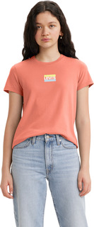 Футболка женская Levis Women The Perfect Tee красная S Levis®