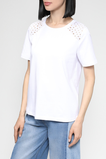 Футболка женская Gerry Weber 170240-35036 белая 38 EU