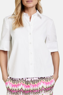 Рубашка женская Gerry Weber 160029-31594 белая 42 EU