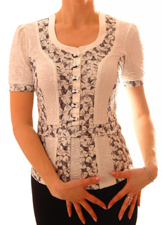 Блуза женская TheDistinctive N0142 белая S