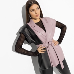 Жилет женский CHARUTTIMODA Скромность ни к чему розовый 48 RU