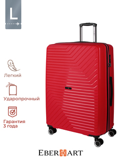 Чемодан унисекс Eberhart Vector red, 77х52х30 см