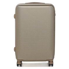 Чемодан женский Pierre Cardin TITANIC M золотисто-бежевый, 64x40x23 см