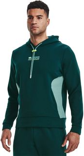 Худи мужское Under Armour UA SUMMIT KNIT HOODIE зеленое SM