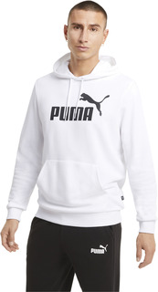 Худи мужское Puma ESS Big Logo Hoodie Tr белое 2XL