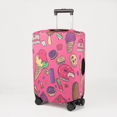 Чехол на чемодан 28", цвет розовый No Brand