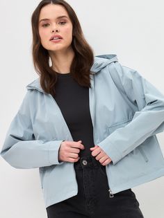 Ветровка женская LAWINTER 83963 голубая 40 RU