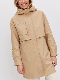 Плащ женский LAWINTER 83315 бежевый 42 RU