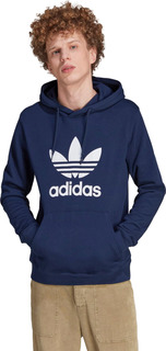 Худи мужское Adidas TREFOIL HOODY синее S