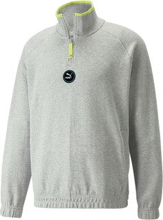 Толстовка мужская Puma Swxp Half-Zip Dk серая M