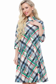 Платье женское DSTrend Особенно актуально разноцветное 44 RU